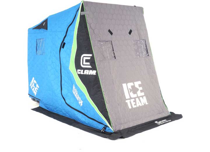 CLAM ICE TEAM NANOOK XT THERMAL FISH TRAP 2 PERSON PORTABLE ICE FISHING SHELTER