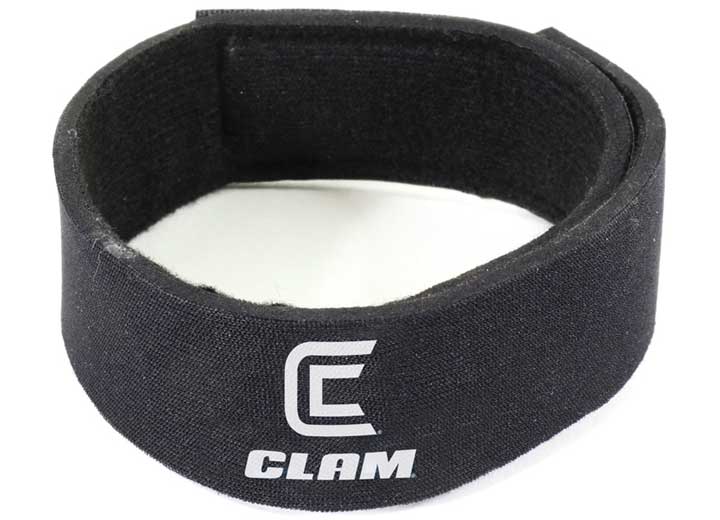 CLAM SPOOL WRAP FOR RATTLE REELS OR TIP-UPS – BLACK