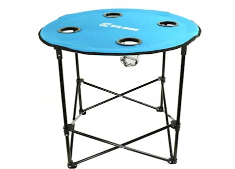 CLAM ROUND QUICK-PACK TABLE FOR ICE FISHING, CAMPING, OR BEACH
