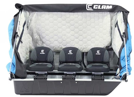 Clam Kenai Pro Thermal Flip Over Portable Ice Fishing Shelter