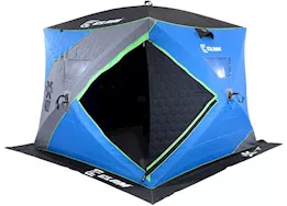 Clam X-400 Thermal 3-4 Person 8’x8’ Portable Hub Ice Fishing Shelter