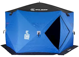 Clam C-890 Thermal 4-6 Person 11.5’ Portable Hub Ice Fishing Shelter