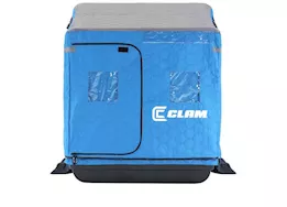 Clam Yukon XT Thermal Fish Trap 2 Person Portable Ice Fishing Shelter