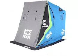 Clam Ice Team Nanook XT Thermal Fish Trap 2 Person Portable Ice Fishing Shelter