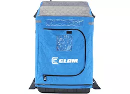 Clam Legend XT Thermal Fish Trap 1 Person Portable Ice Fishing Shelter