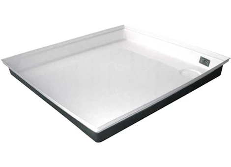 Icon RV Shower Pan - 27" x 24" x 4" - Polar White Main Image