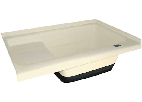 ICON SIT IN STEP RV BATH TUB WITH RIGHT HAND DRAIN - 36" X 24" X 13" - COLONIAL WHITE