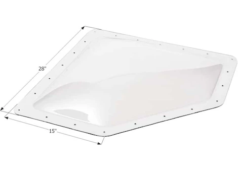 Icon Neo Angle RV Skylight, 24" x 12" - Clear Main Image