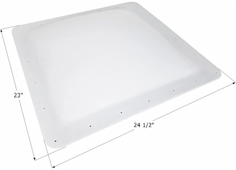 Icon RV Skylight, 20.5" x 19" - White