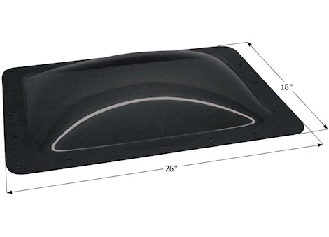 Icon Technologies Limited RV SKYLIGHT, SL 1422D, DARK SMOKE, INCLUDES SEALANT & SCREWS