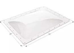 Icon RV Skylight, 30" x 22" - Clear