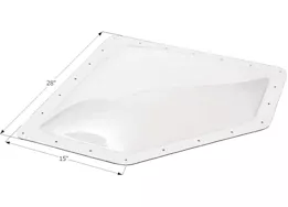 Icon Neo Angle RV Skylight, 24" x 12" - Clear|01866