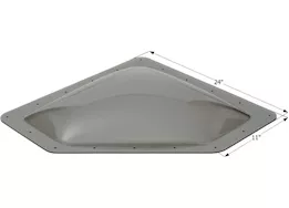 Icon Neo Angle RV Skylight, 20" x 8" - Smoke | 12114