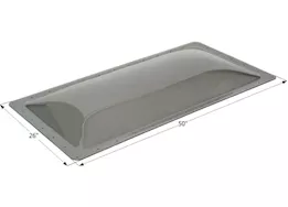 Icon RV Skylight, 46" x 22" - Smoke|12131