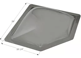 Icon Neo Angle RV Skylight, 24" x 14.25" - Smoke