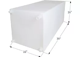 Icon Technologies Limited RV Fresh water tank, wt2461, 39x16x16, 40 gal, tank only