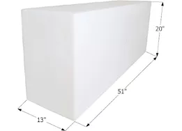 Icon Technologies Limited RV Fresh water tank, wt2452, 51x20x13, 54 gal w/1/2in fittings