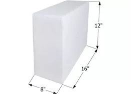 Icon Technologies Limited RV Fresh water tank, wt2474, 16x12x8, 6 gal w/ .5in fittings