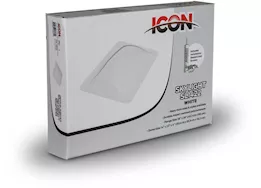 Icon Technologies Limited RV Skylight, sl 1422w, white, includes sealant & screws