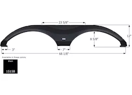 Icon Technologies Limited RV Fender skirt, tandem, grand design, fs5158 , black