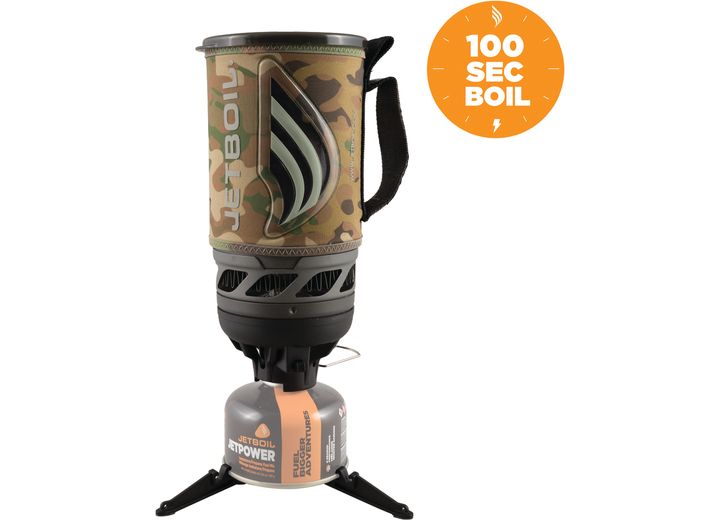 JETBOIL FLASH CAMO PERSONAL COOKING SYSTEM (DOES NOT INCLUDE FUEL CANISTER)