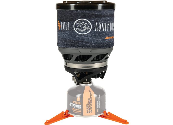 JETBOIL MINIMO ADVENTURE COOKING SYSTEM W/FUEL STABILIZER & POT SUPPORT(FUEL NOT INCLUDED)
