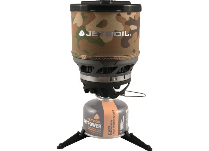 JETBOIL MINIMO CAMO COOKING SYSTEM W/ FUEL CANISTER STABILIZER & POT SUPPORT(FUEL NOT INCLUDED)