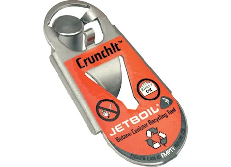 JETBOIL CRUNCHIT RECYCLING TOOL FOR JETPOWER BUTANE FUEL CANISTER