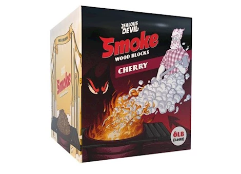 Jealous Devil Smoke Cherry Wood Blocks - 8 lb. Resealable Box