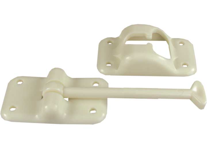 3-1/2IN T-STYLE DOOR HOLDER, COLONIAL WHITE