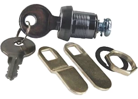 JR Products 5/8IN KEYED COMPARTMENT LOCK, DELUXE