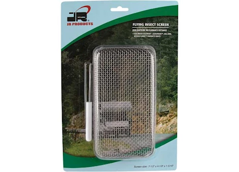 JR Products Flying insect screen: screen measures 7-1/2in x 4-1/8in x 1-5/16in Main Image