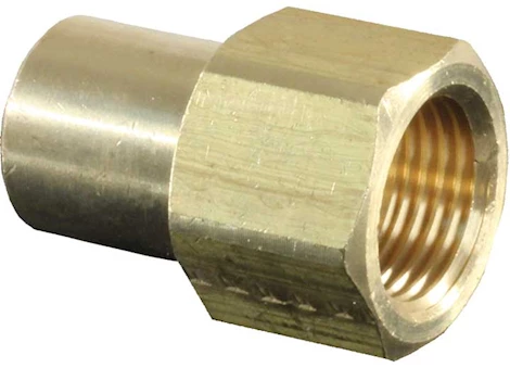 JR PRODUCTS 3/8IN FEMALE FLARE TO 1/4IN MPT CONNECTOR