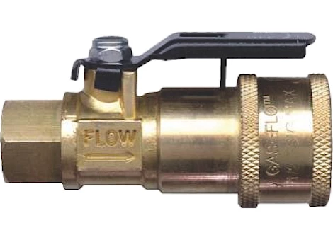 JR PRODUCTS COUPLER WITH SHUT-OFF