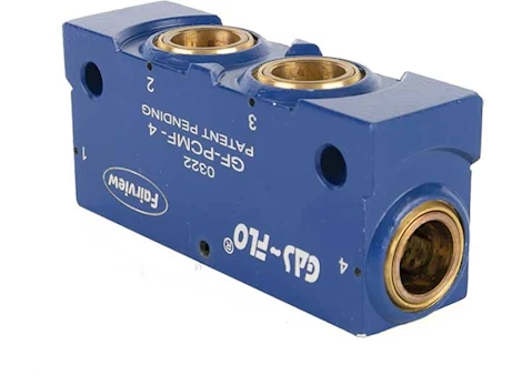 JR Products RV LP-GAS 4 PORT LINEAR MANIFOLD