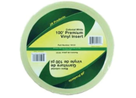 JR Products 100FT PREMIUM VINYL INSERT, COLONIAL WHITE