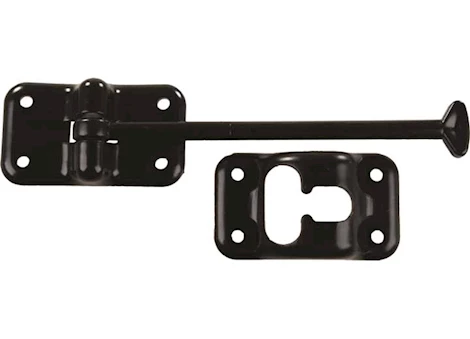 JR Products 6IN T-STYLE DOOR HOLDER, BLACK