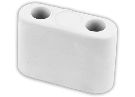 JR Products BUMPER FOR T-STYLE DOOR HOLDER, POLAR WHITE
