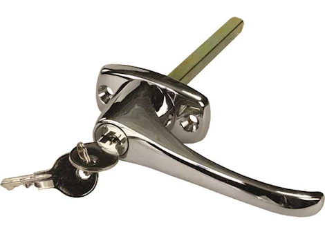 JR Products Locking l-handle, chrome Main Image