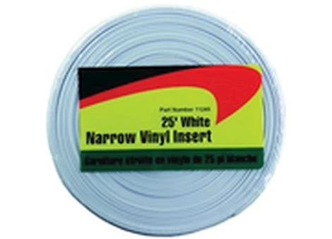 JR Products 25FT NARROW VINYL INSERT - WHITE
