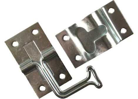 JR Products 90 degree t-style door holder, zinc Main Image