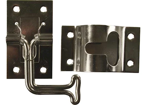JR Products 90 degree t-style door holder, stainless steel Main Image