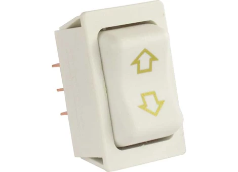 JR Products Slide-out high current motor switch, white