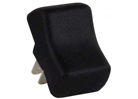 JR Products SINGLE REPLACEMENT ON/OFF ROCKER SWITCH, BLACK