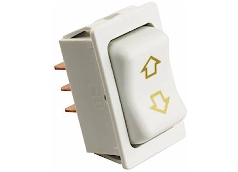 JR Products SLIDE-OUT SWITCH, 4-PIN, WHITE
