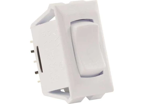 JR Products 12v mom-on/off/mom-on switch, white Main Image