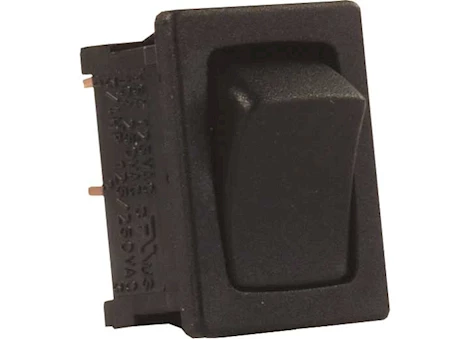 JR Products Mini-12V On/Off Switch (Single) - Black/Black Main Image
