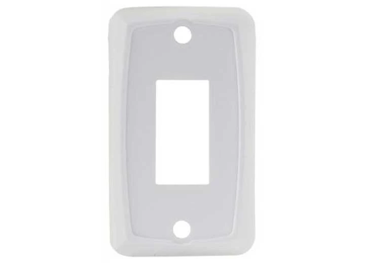 JR Products Single Face Plate (Single) - White