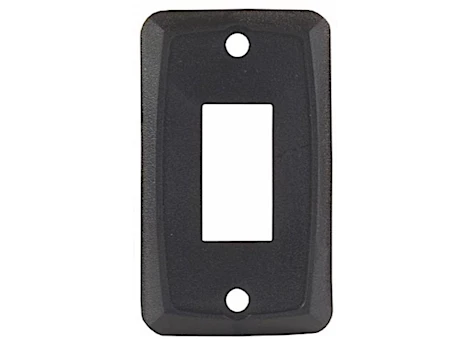JR Products Single Face Plate (5-Pack) - Black