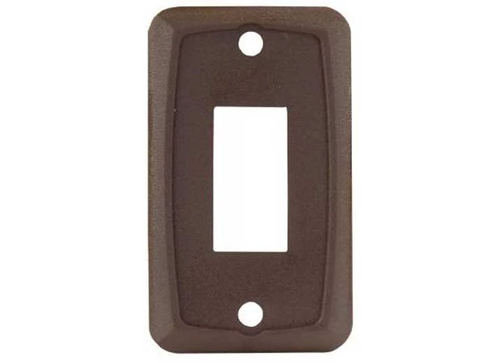 JR Products SINGLE FACE PLATE, BROWN